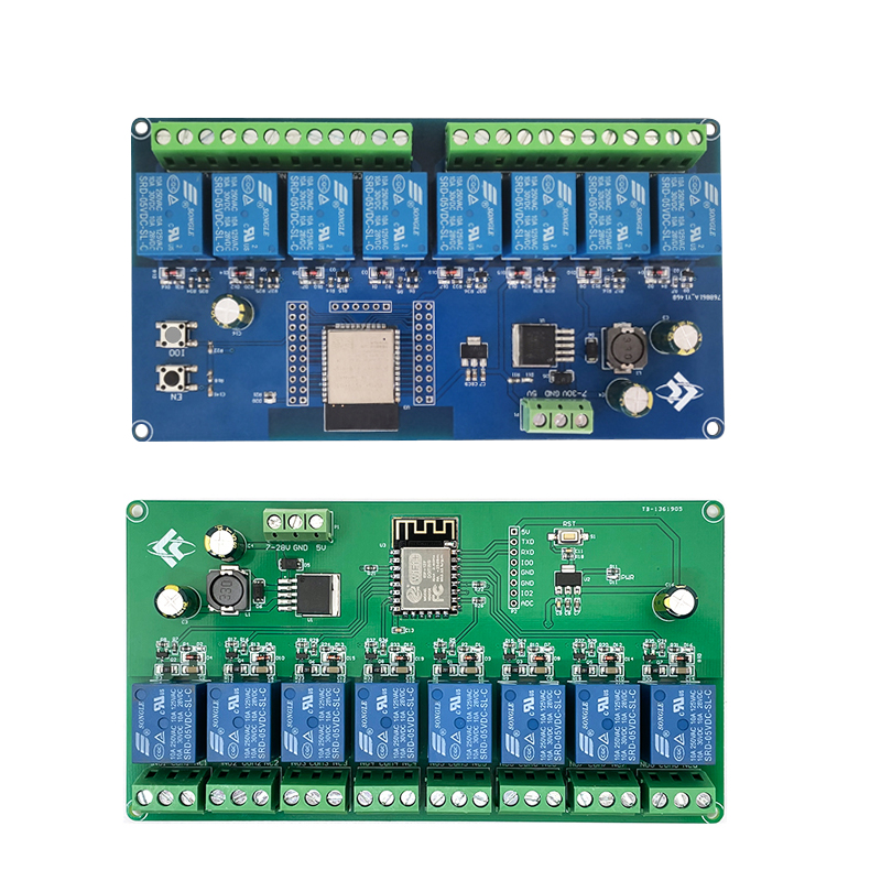 Relay 8 Channel Board - وحدة ترحيل واي فاي ذات 8